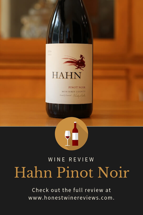 Hahn PInot Noir Review Pinterest Pin